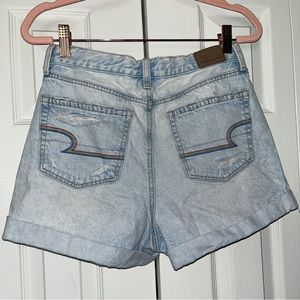 American Eagle High-Rise Denim Pride Shorts